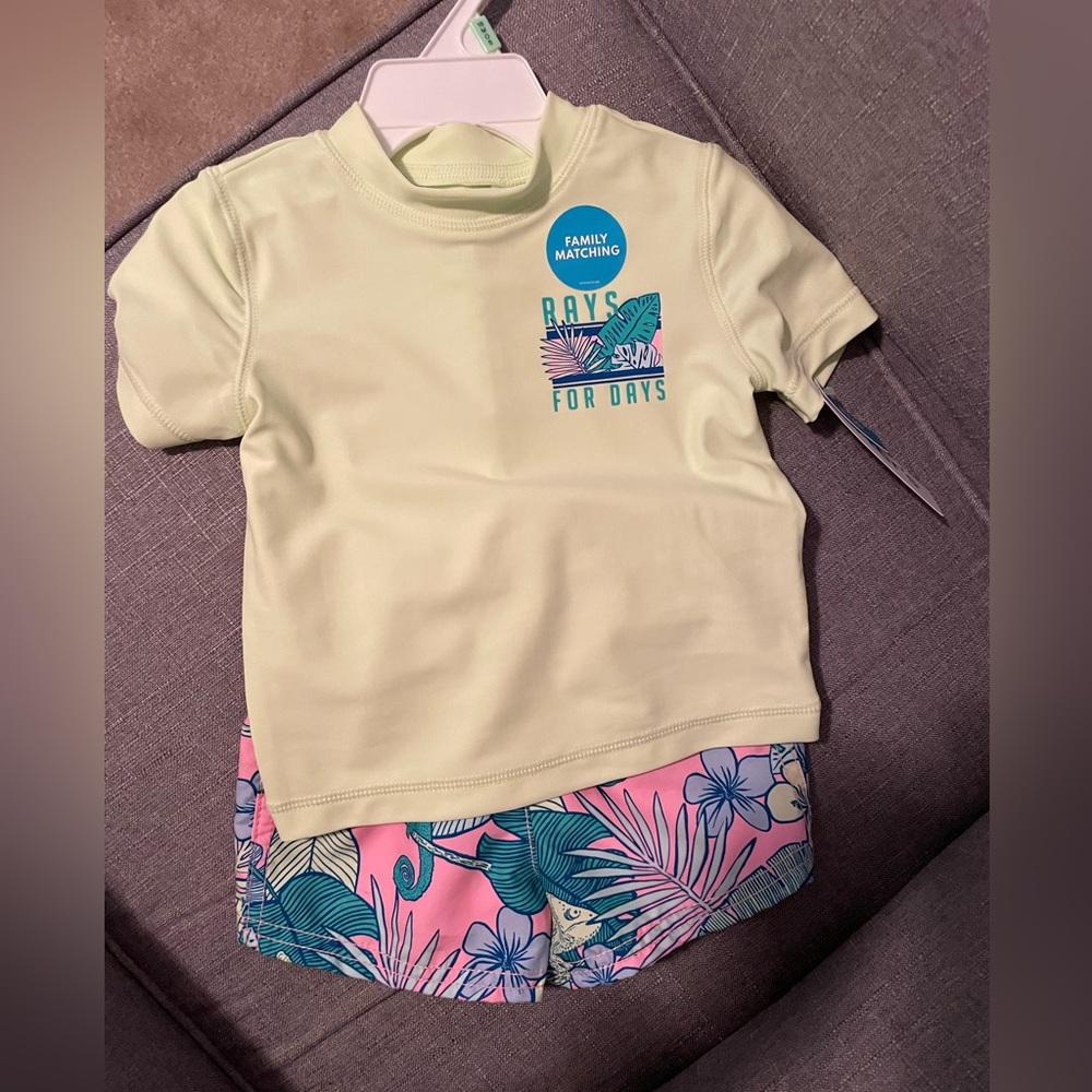 NWT Carter’s size 18M boys swim set